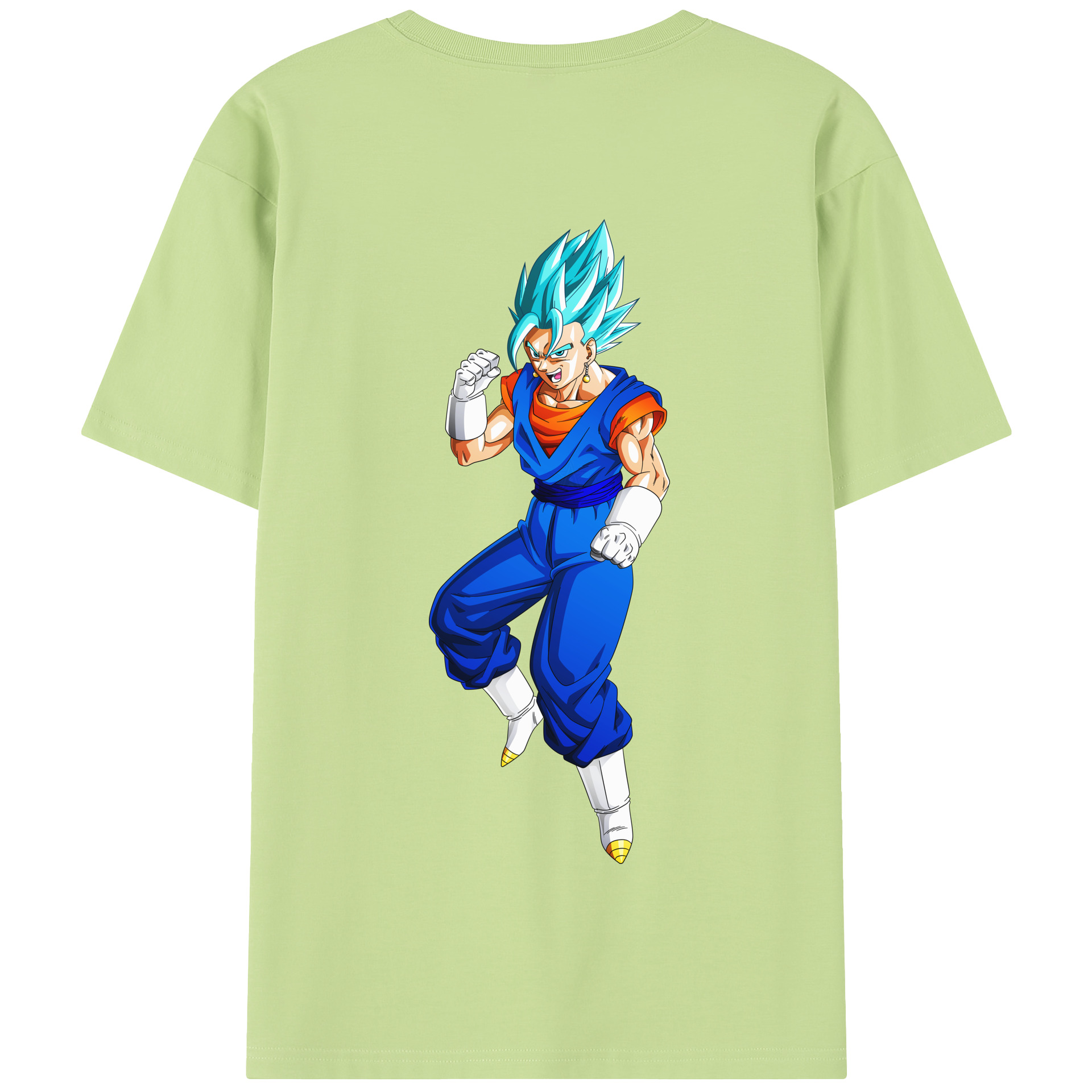 （画像用） ドラゴンボール ベジット DRAGON BALL Vegetto 綿100％半袖Tシャツ（背面プリント）